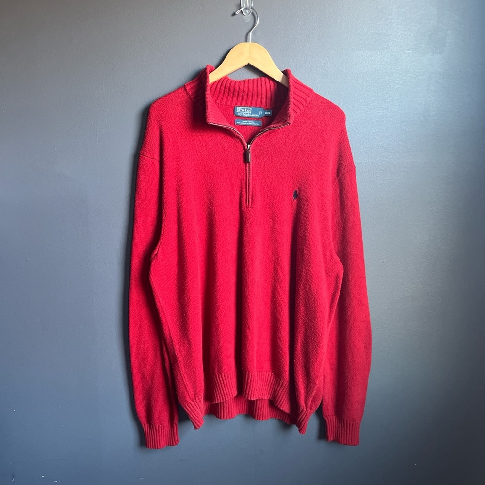 Polo by Ralph Lauren Red Men's Sweater